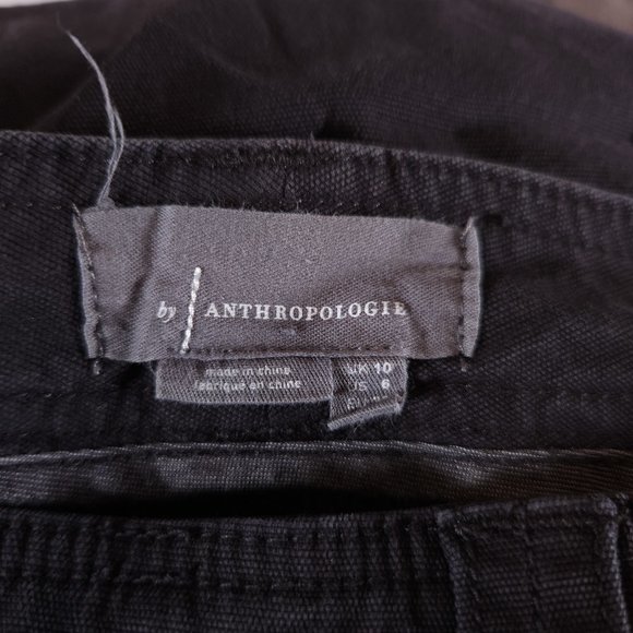 Anthropologie Black Pants with Pink Trim - Picture 10 of 16